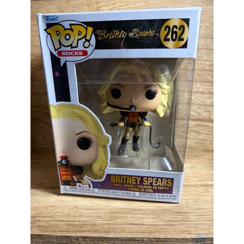 Funko Pop Rocks Britney Spears 262 Circus Ringmaster Vinyl Figure Collectible